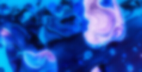 Contemporary Blue Fluidity: Abstract Glass Effect Design