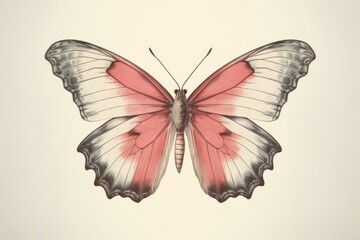 Obraz premium Butterfly drawing sketch animal.