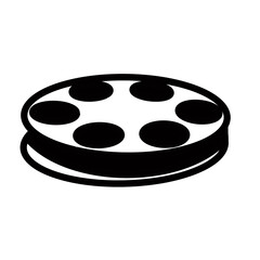 Fototapeta premium Film Movie Cinema Hand drawn organic line doodle