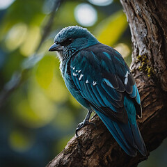 bird sitting on tree