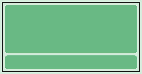 matte green background with border looks like a frame. Premium flat backdrop empty for text in large web size