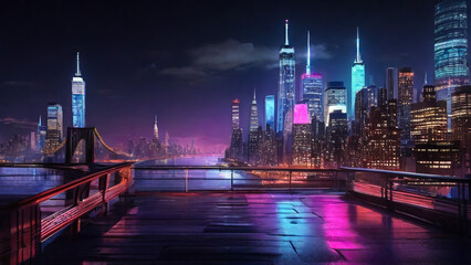 Night panorama of New York city USA 21.09.2016







 - obrazy, fototapety, plakaty