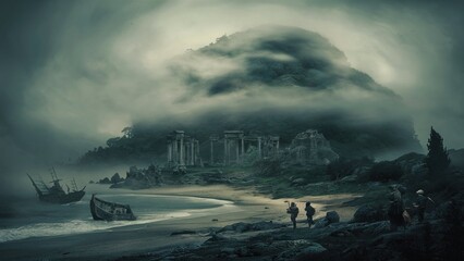 Unraveling Secrets Beneath the Veil of Fog on a Remote and Enchanted Island.