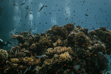 Fototapeta na wymiar Red Sea Diving in Egypt