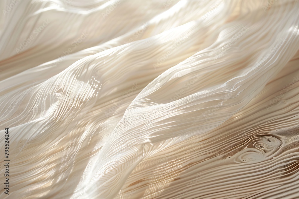 Poster light ash wood texture with subtle grain patterns, creating a fresh and airy feel