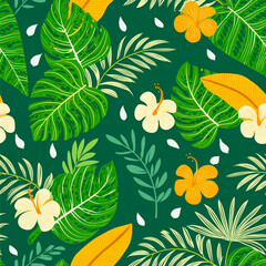 jungle seamless pattern background