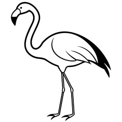Obraz premium illustration of a flamingo