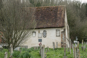  12th Century  Old St Peter's Church at Stockbridge Hampshire England