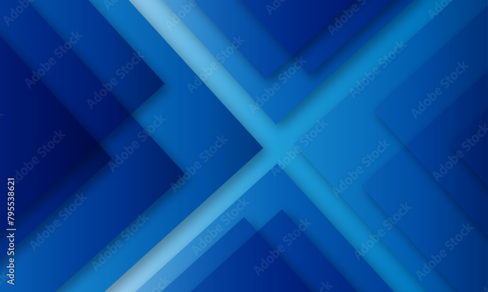 Poster abstract colorful geometric gradient blue arrow shape pattern future concept texture background. con