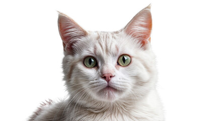 british kitten isolated on white BACKGROUND