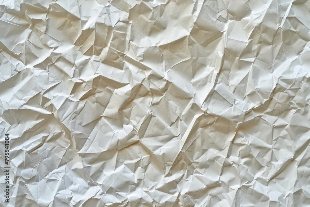 Aufkleber seamless crumpled paper pattern with wrinkled and uneven surface