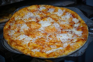 Isolated high resolution image close up of pizza preparation process- Israel