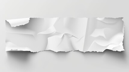   A white background with a torn paper edge, suitable for text or image insertion