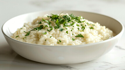 Herb-Infused Delight: Creamy Risotto Indulgence