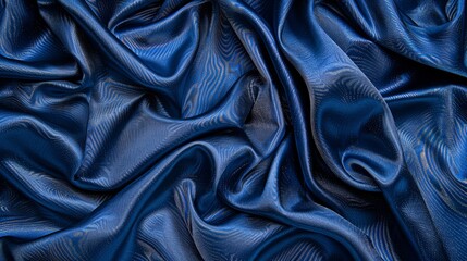  A close-up of a blue cloth with ultra-high texture resolution Ideal for use as a background or wallpaper