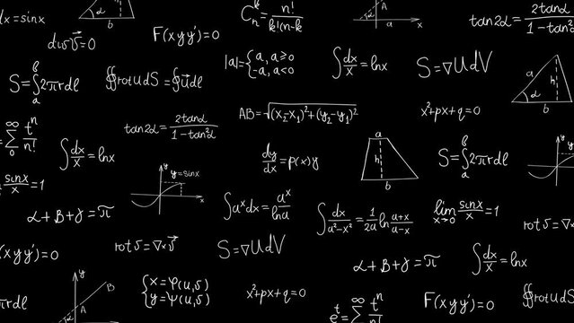 Abstract mathematics background loop