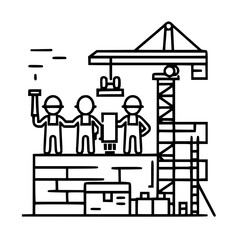 construction icon, crane icon, building icon, industry icon, business icon, architecture icon, house icon, development icon, industrial icon, machine icon,