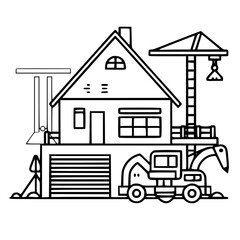 construction icon, crane icon, building icon, industry icon, business icon, architecture icon, house icon, development icon, industrial icon, machine icon,