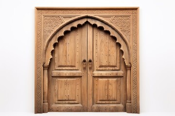 Arch door wood architecture