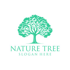 Obraz premium The tree, foundation and non profit logo vector illustration