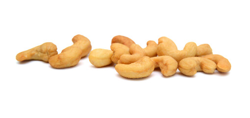 Mixed Nuts on white background