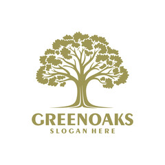 Obraz premium The tree, foundation and non profit logo vector illustration