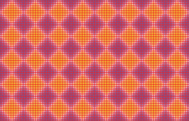 Dots, patterns made from many dots, gradients.