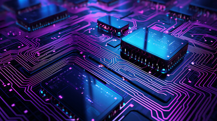 Cyberpunkinspired neon circuit texture, ideal for techthemed graphics or futuristic user interface designs