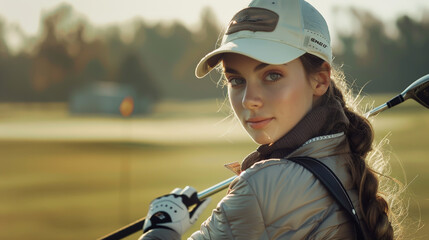 The Art of Golf: A fascinating portrait of a player with his club