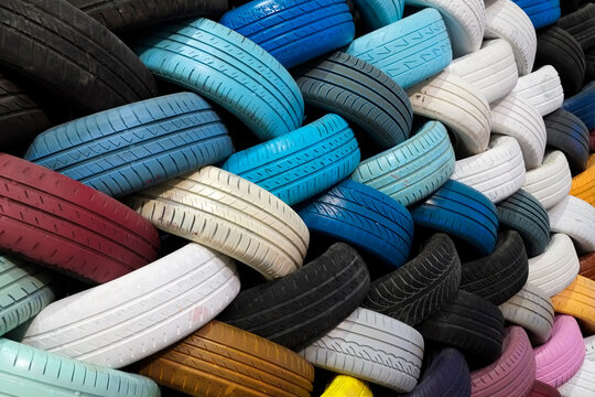Lisbon, Portugal Europe Recycled tires