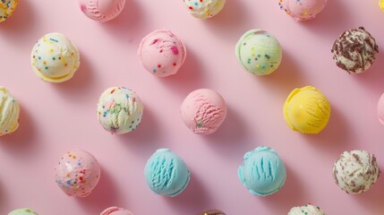 Coconut milk flavor sweet illustrations in ice textures, complemented by nutty cream and snack options in almond milk cold desserts.