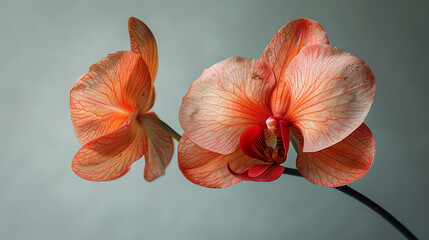 Crimson Captivation minimal flower wallpaper