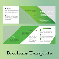 Traval Trifold Brochure Template.