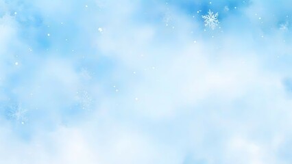 Fototapeta na wymiar Sky snow winter background. Snowfall winter background. Christmas snow background.