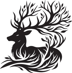 black and white flower