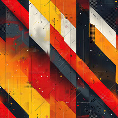 Abstract geometric shapes for architectural visuals pattern
