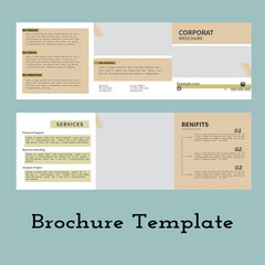 Corporat Trifold Brochure Template