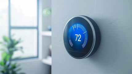 On a quest for sustainability, a smart thermostat adjusts to conserve energy and protect the planet