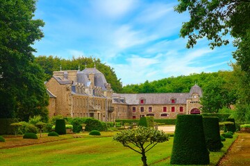 Chateau de Caradeuc France Frankreich Bretagne