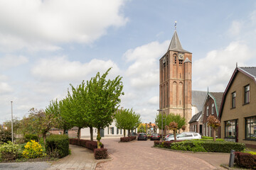 Rural Dutch village Lienden in the Betuwe.