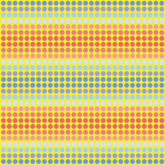Dots, patterns made from many dots, gradients.
