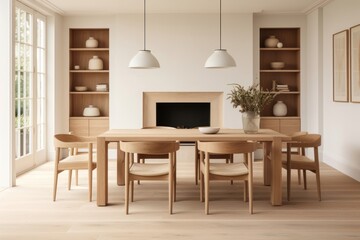 Dining room architecture furniture building