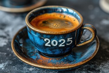 Celebrating Tomorrow: 2025 in Coffee Cup Art