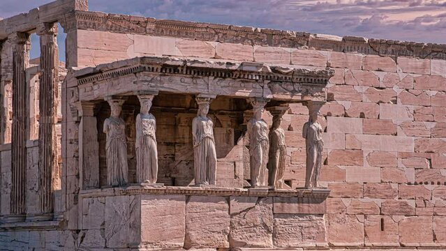 Porch of the Caryatids at the Erechtheion, Athens