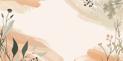 Serenity in Bohemian Style: Floral Minimalism