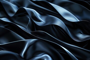 Obraz premium A black-and-silver striped background, with a metallic stripe pattern on the bottom and a silver stripe pattern on the bottom. Beautiful simple AI generated image in 4K, unique.