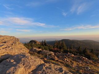 On the top of the mountain