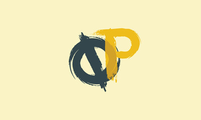Alphabet letters Initials Monogram logo QP, PQ, Q and P