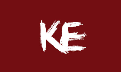 Alphabet letters Initials Monogram logo KE, EK, K and E