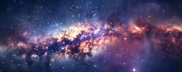 milky way in space.